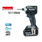 makita マキタ/18V 充電式インパクトドライバ　6.0Ah 【TD171DRGXB】 黒 /KH02185