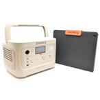 ショッピング発電機 ［飯能本店］ジャックリー Jackery ポーダブル発電機 ソーラージェネレーター セット ※開封済み JE-600C-SJ / JS-40A 発電機 ZH0039