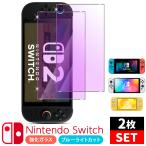 ニンテンドースイッチ 保護フィルム 2枚セット ガラスフィルム 強化ガラス ニンテンドー スイッチ 有機elモデル 液晶画面保護フィルム  Nintendo Switch
