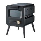 ショッピングオーブントースター レコルト オーブントースター 2枚焼き 脚付き 縦型 スライドラックトースター RSR-2(BK) ブラック recolte