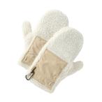 THREEUPs Lee выше EWT2151IV слоновая кость nuku2 уютный и теплый перчатки заряжающийся боа рукавица беспроводной защищающий от холода 