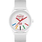 ICE WATCH コカ・コーラ &amp; アイスウォッチ ICE-019619 ホワイト 腕時計 ソーラー電池式 防水