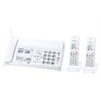 パナソニック FAX 子機2台付 家庭用 デジタルコードレス普通紙ファクス KX-PD360DW-W ホワイト Panasonic