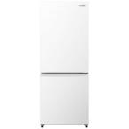 Hisense ハイセンス HR-G260HW ホワイト 冷凍冷蔵庫 257L 右開き 2ドア ガラスドア 自動霜取り