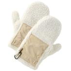 THREEUPs Lee выше EWT2151IV слоновая кость nuku2 уютный и теплый перчатки заряжающийся боа рукавица беспроводной защищающий от холода 