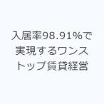 入居率98.91％で実現するワンストップ賃貸経営