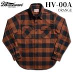 ショッピングデラックス DELUXEWARE デラックスウエア ネルシャツ HV-00A [ 50s BUFFALO CHECK ] ORANGE（オレンジ）