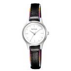ショッピングポールスミス Paul Smith ポールスミス 腕時計 THE CITY mini レディース レザー ホワイト シルバー ブラック マルチストライプ 時計 BT2-611-94