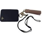 ヴィヴィアンウエストウッド Vivienne Westwood パスケース IDホルダー オーブ ネイビー タッセル ストラップ付 U063
