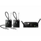 AKG WMS40 PRO MINI Instrumental Set Dual 2チャンネル ボディーパック型送信機×2 楽器用ワイヤレスシステム