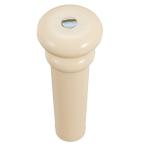 SCUD F-0017A アコギ用ストラップピン/エンドピン プラスティック アイボリー アバロン点あり 1本