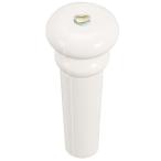 SCUD F-0019A アコギ用ストラップピン/エンドピン プラスティック ホワイト アバロン点あり 1本