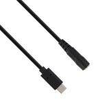 TRUE DYNA USB Cable TD-USB-F015 トゥルーダイナ USBケーブル TYPE-C - 3.5mm ステレオジャック（メス）