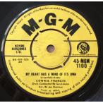 7 дюймовый Connie Francis My Heart Has A Mind Of Its Own 45MGM1100 MGM Records