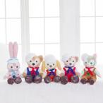 ダッフィー＆フレンズ オーバーオールコスチュームセット 5着 ぬいぐるみ別売（オリジナル ハンドメイド） ぬいぐるみ Sサイズ用 オリジナルデザイン