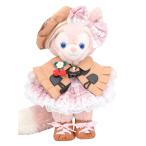 リーナベル 服 着せ替え コスチューム ダッフルケープ付ピンクチェックドレス 本体無 Sサイズ用 送料無料