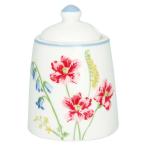 【在庫限り！売り尽くし SALE】シュガーポット 砂糖入れ 調味料入れ 青 赤 シンプル 北欧 -ELWIN- エルウィン Sugar Pot 磁器 食洗器対応 Green Gate