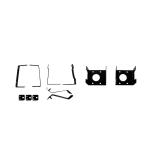 07エルフ 07 エルフ ワイドキャブ フロントバンパー用 ステーのみ エアダム バンパー メッキ 交換式 カスタム いすゞ