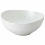 中鉢 煮物鉢 サラダ鉢/ 雪粉引楕円4.