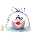 五月人形 コンパクト 陶器 小さい おとぎ話 桃太郎/ 彩絵桃太郎(菖蒲ドーム付) /こどもの日 端午の節句 初夏 お祝い 贈り物 プレゼント