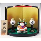 五月人形 コンパクト 陶器 小さい 大将 武将/ 童大将小判盆のり /こどもの日 端午の節句 初夏 お祝い 贈り物 プレゼント