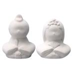 雛人形 コンパクト 陶器 小さい 可愛い ひな人形/ お絵かき雛人形(親王雛) /ミニチュア 初節句 お雛様 おひな様 雛飾り