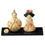 雛人形 コンパクト 陶器 小さい 可愛い ひな人形/ 花うたげ立雛 /ミニチュア 初節句 お雛様 おひな様 雛飾り