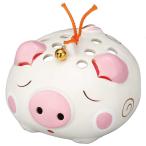 蚊取り線香入れ おしゃれ 陶器 蚊取り線香ホルダー アウトドア/ ぶた（白） /ブタ キャンプ 屋外