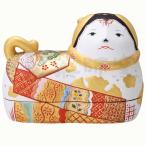 ひな祭り 置物 小物入れ 犬箱/ 須はら錦彩犬筥(大・左)(白) /雛道具 魔除け 厄除け 嫁入り道具 狛犬 伝統 日本文化