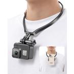 最安！【ActyGo】 ネックレス式マウント 日本製耐久素材使用 スマホ GoProに適合する