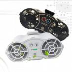 SEECORE ベルトファン携帯扇風 機腰掛け扇風機 超強風 空調服ファン 屋外作業 熱中症対策作業USB充電式大容量6000mAhバッテリー内蔵 (