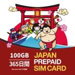 プリペイドSIM 365日間 100GB Docomo回線 