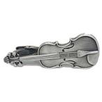 Yahoo! Yahoo!ショッピング(ヤフー ショッピング)ネクタイピン　バイオリン　アンティークシルバー　銀古美　日本製　タイバー おもしろ 音楽 楽器　M04