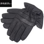  перчатки PARIS16e кожа ягненка / овчина чёрный мужской перчатка почтовая доставка возможно LAM-N05-BK
