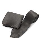  тонкий галстук pocket square есть серый чай маленький город сосна .. тканый сделано в Японии полиэстер 100% узкий галстук почтовая доставка возможно NRB05