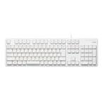 エレコム キーボード 有線 メンブレン フルキーボード ホワイト TK-FCM104XWH