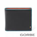 本革 本皮 二つ折り財布 ゴルべ GORBE イタリアンレザー 二つ折り 財布 スマートモデル (カラーエッジversion)