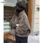 ファージャケット レディースボアブルゾン