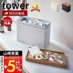 山崎実業 公式 タワー 救急箱 tower 薬箱 くすり箱 大容量 ファーストエイドボックス 北欧 仕切り付き 小物入れ 収納ボックス 5288