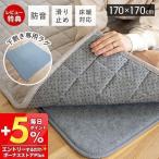 ショッピング下敷き ラグ 洗える おしゃれ 防音 下敷き専用ラグ 170×170cm ラグマット カーペット 絨毯 正方形 クッションラグ 滑り止め加工 ふかピタ