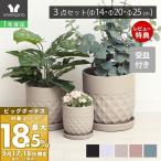 植木鉢 フラワーポット 観葉植物 グリーン インテリア おしゃれ プランター 屋外 屋内 鉢カバー 8号 直径25cm クレッシェル crescere ヤマソロ