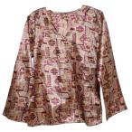 ブラウスアジアン衣料ネパール・シル...