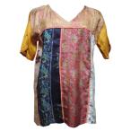 ブラウスアジアン衣料ネパール・シル...