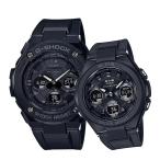 ショッピングbaby ペアウォッチ ペアセット G-SHOCK/BABY-G ペア 腕時計 電波ソーラー G-STEEL/G-MS 黒 GST-W300G-1A1JF/MSG-W100G-1AJF CASIO カシオ KPAIR0026