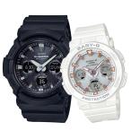  пара часы пара G-SHOCK x BABY-G G амортизаторы baby G Casio CASIO Digi-Ana черный белый GAW-100B-1AJF BGA-2500-7AJF