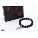 （Ed Hardy取扱い記念特価！） ≪正規品≫ エド・ハーディー (Ed Hardy) - ロゴ＆ハート ブレスレット （数珠）（レブキル）（メール便不可）