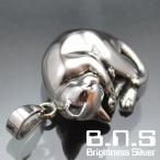 眠る猫スリーピングキャットペンダントシルバー925silver925