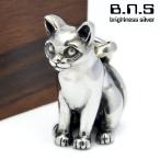 銀の猫ネコペンダント2シルバー925Silver925neck-1501-...