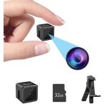 防犯カメラ  クリップ式 30fps 1080P 長時間録画可能  録音 動体検知  充電式 電池式 32GBカード付