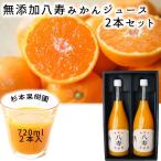 杉本果樹園　みかん100％ジュース　720ml　2本入≪熨斗対応不可≫ 愛媛 みかんジュース ジュース 贈答用 お中元 御中元 プレゼント ギフト 御祝